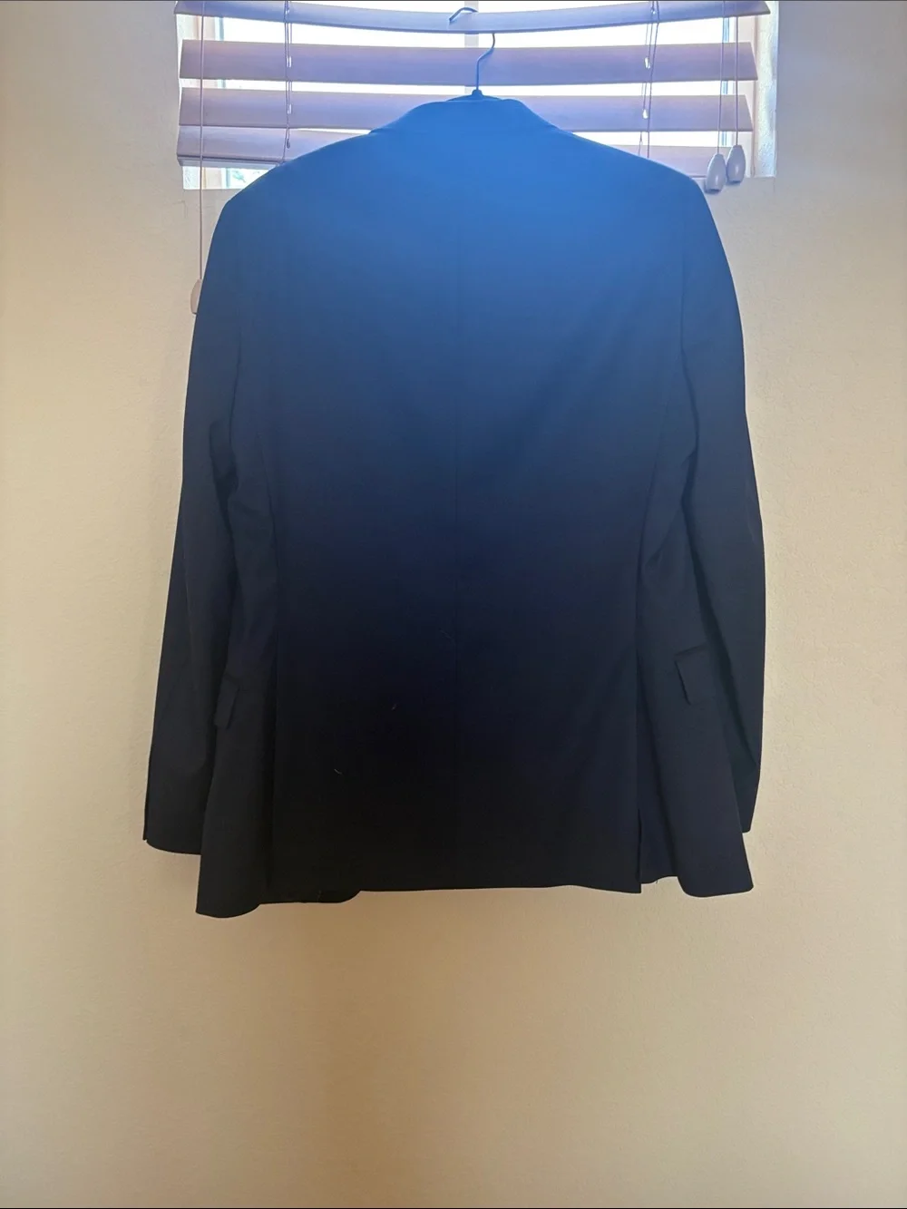 Murano Men's Black Sport Coat - Two-Button Notch Lapel